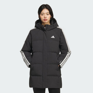 Adidas women's sports style series w 3s mid d jkt mid-length down jacket kc2486 black m