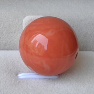 Knock love coral naked beads single beads round beads top beads waist beads naked stones diy accessories buddha beads accessories imitation coral beads orange red 14mm