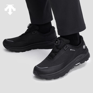 Descente dualis series commuter men's and women's gtx waterproof boa sports and casual shoes men's bk-black-d5431dsn34 42