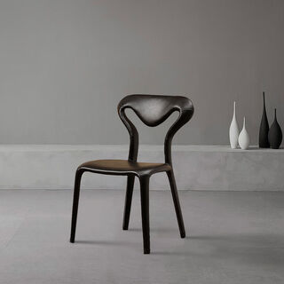 Italian dining chair home back chair nordic light luxury minimalist dining table and chairs ins negotiation hotel dressing table stool black