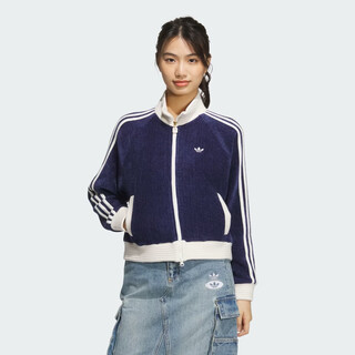 阿迪达斯（adidas）三叶草系列 女 WOMEN COLOR JKT 针织外套 JN0724 深靛蓝 L