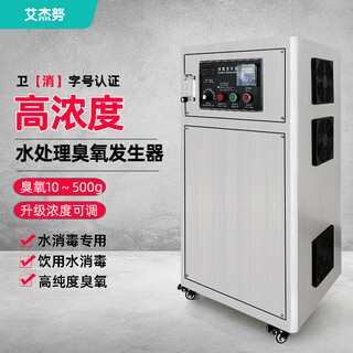 Aijenu 100g oxygen source water treatment ozone generator workshop clean water plant food workshop deodorization sterilization machine 100g air source water-cooled type