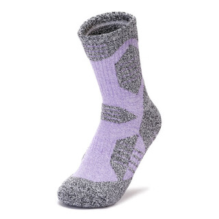 Tfo event-level outdoor socks, wear-resistant sports socks, breathable hiking socks, mountaineering socks 2202217, women's light purple