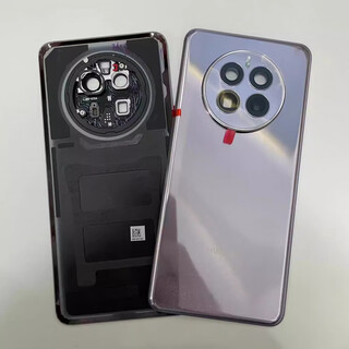 Huawei (huawei) original adapted mate50e/pro original back cover original disassembly 99 new plain leather phone glass back cover mate50/e streamer purple original disassembly 99 new