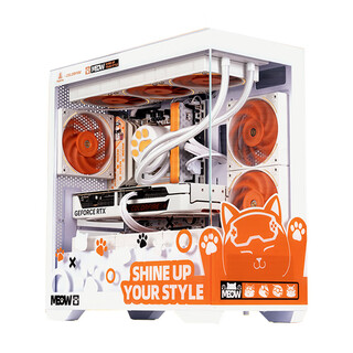 Colorful orange movie orange e-sports game orange cat computer host desktop assembly machine diy customized upgrade single-shot will not be shipped (contact customer service before placing an order) customized single-shot will not be shipped