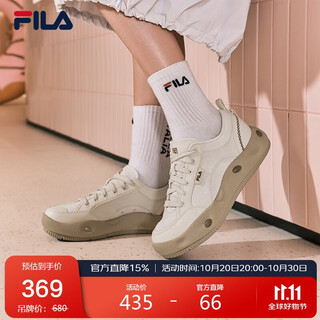 Fila official women's shoes cookies retro canvas shoes 2025 cookie shoes fashion casual shoes