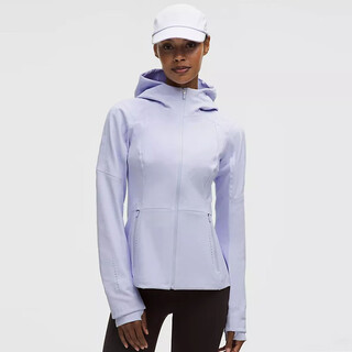 Lululemon cross chill women's sports jacket windproof and waterproof stretch fit brushed warm jacket serene blue/serene blue xl