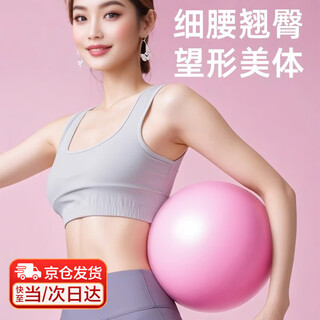 Olevo yoga ball, special balance ball for adult pelvic floor muscle training, children's sensory training, special midwifery exercise for pregnant women, pink and purple, 1 piece 25cm