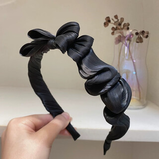 Chimera (chimera) pearlescent bow headband women's headband high-skull hairpin bangs pressed hair accessories headband girl's birthday gift