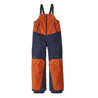Patagonia children's waterproof, windproof and breathable ski pants bib-style mid-length children's outdoor pants redtail rust (rtlr) one size fits all |