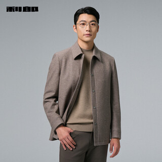 Lilang woolen coat men's lapel winter 2025 new sheep wool coat business men's mid-length woolen coat