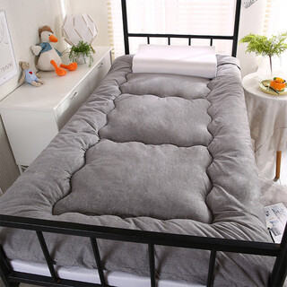 Fantasy dormitory mattress single 0.m bed upper and lower bunk winter thickened and warm 1m mattress quilt sponge pad baby brown bear winter thickened mattress pad width 1.2x length 1.9m dormitory single bed