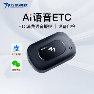 Wanji technology smart voice etc. no service fee. new smart voice broadcast. no card. high-speed processing. 5% off nationwide. black