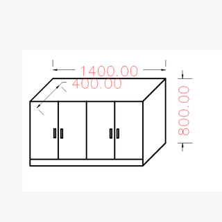 Chenyi low cabinet locker office partition cabinet storage rack flower trough cabinet screen partition wall custom cabinet 1.4 meters * 0.4 meters * 0.8 meters