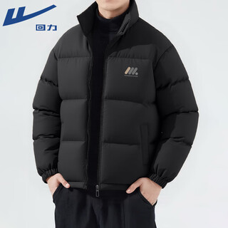Warrior cotton-padded jacket for men 2025 new winter stand-up collar feather silk cotton-padded jacket for men heavyweight thickened windproof warm bread jacket