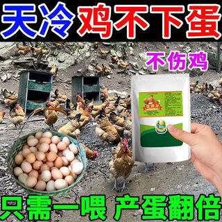 Hen wake-up medicine to prevent hens from laying eggs. medicine for chickens, ducks and geese to lay eggs. special egg duoduo feed additives for hens not to lay eggs. five bags.