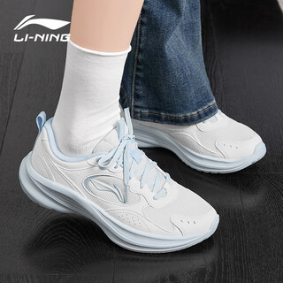 李宁轻风V2运动鞋女鞋2025秋冬新款网面透气鞋子女款初中生减震跑步鞋