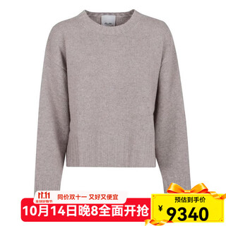 Allude women's sweater warm and comfortable thickened autumn and winter daily simple new fashion versatile pullover sweater g one size | s