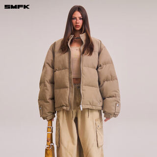 Smfk cross statue wilderness hunting cotton clothes thickened warm fashionable high-end jacket cg011b1/s sand color cg011s m