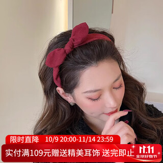 Xiangwan headband, cute and elegant bow headband, versatile headwear for women, crushed hair headband, hairpin, face wash headband for going out