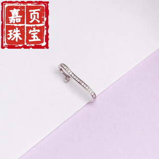 Jiaye quality pt950 platinum pendant buckle safety buckle buckle head diy accessories jade safety buckle clip buckle 18k white gold