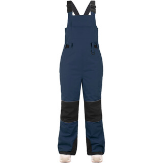 Gsou snow children's ski pants one-piece suspenders winter professional windproof and waterproof single-board and double-board ski clothes for boys and girls, navy, same style for men and women xs (recommended height 116-125cm)