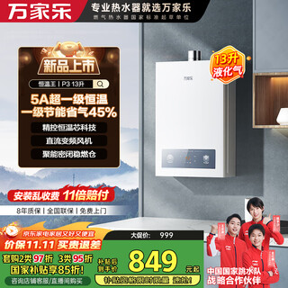 Macro constant temperature king p3 (f) liquefied gas 13-liter gas water heater state subsidy 15% first-class energy saving 5a super first-class constant temperature gas saving silent anti-freeze trade-in