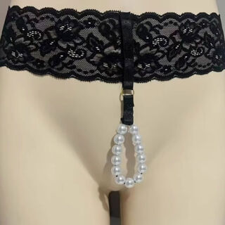 Qiaobolai men's exposed underwear, hole-in-the-eye briefs, hollow, comfortable, breathable, emotional, interesting, sexy t-pants, thong, black, one size fits all, 80jin, jin is equal to 0.5kg to 120