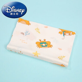Disney (disney) newborn baby diaper pure cotton type a diaper thickened washable baby meson cloth diaper ring pure cotton urine mustard seed little crab-type a pure cotton soft and skin-friendly 30*40cm-20 packs-free 4 diaper buttons