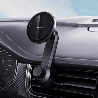 Yusenyi high-end car air conditioner air outlet mobile phone holder car center console magnetic navigation frame in-car fixed support frame deep space black (extension of the air outlet) stable and not shaking