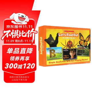 【开口神器】Let's Find Out Readers 1级别 24册 英语启蒙分级阅读读物 儿童自然科普英文绘本分级阅读 0-6岁美国学乐出版社