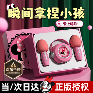 酷火小女孩生日礼物6-10小女生女童玩具3-6岁儿童话筒K歌音响麦克风