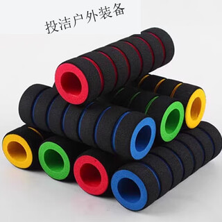 Mielanat extra thick bicycle handlebar cover, universal, comfortable and soft, mountain bike threaded handlebar, non-slip grip, green sponge style threaded handlebar cover