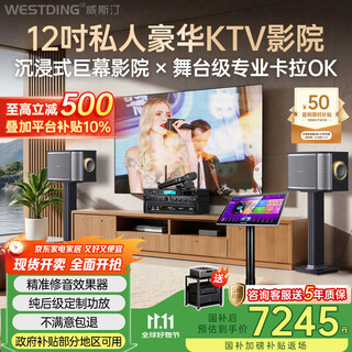 Westin home ktv audio set singing complete equipment karaoke karaoke machine all-in-one home theater teana professional 12-inch four-way top ten audio brands in the world