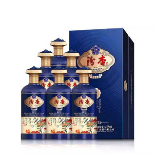 Fenxing baijiu, shanxi fine wine, self-drinking grain wine, new year's banquet, holiday gift box, full box, 53 degrees, 475ml, 6 bottles, 1952 yunya t3