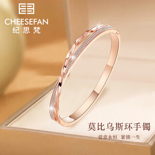Ji sifan light luxury bracelet women's four-leaf clover bracelet jewelry valentine's day anniversary birthday gift for girlfriend and wife mobius infinite love bracelet (next day delivery)