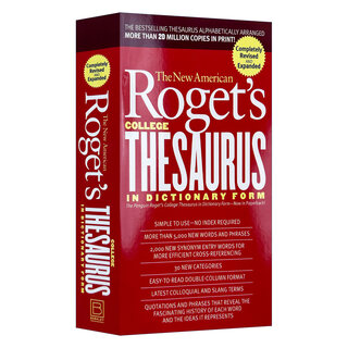 New American Roget's College Thesaurus in Dictionary Form 英文原版 新美国罗格大学词典 修订和更新 英文版 进口英语书籍 英英字典