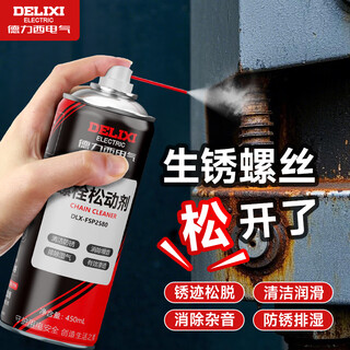Delixi electric screw loosening agent powerful rust remover bolt rust lubricant anti-rust rust quick cleaning two bottles of screw loosening agent 16.95_bottle