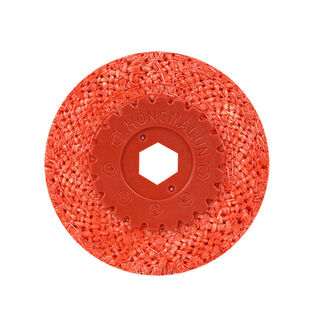Angle grinder 4-inch hemp wheel polishing wheel kenaf wheel stainless steel special rubber core red wool polishing wheel metal sisal sheet kenaf wheel (10 pieces)