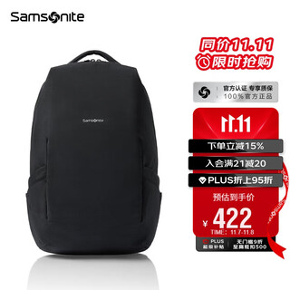 Samsonite fashion casual backpack computer bag 15.6-inch men's and women's backpack lightweight large capacity 36b*103