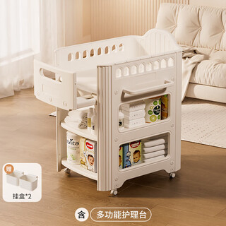 He jiangong diaper table baby care table newborn baby multi-functional removable diaper changing table bath crib assembly nursing table