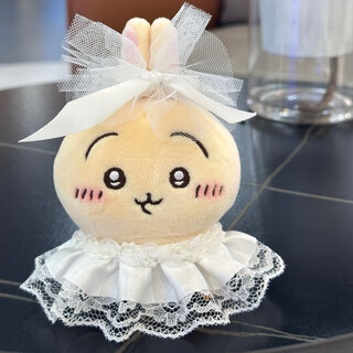 Banda bear jiyi doll clothes wedding dress 10cm cotton baby doll clothes doll clothes accessories jiikawa chiikawa lace style 10cm applicable (baby clothes only)