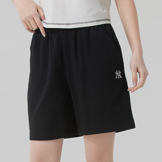 美职棒（MLB）官方男裤女裤 2025冬新款运动裤户外旅游沙滩裤舒适透气休闲短裤 3ASPB0153-50BKS XS