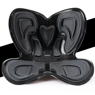 Yusenyi folding support cushion office correcting sitting posture beautiful buttocks waist protector artifact flower petal chair love pilates model black corrective sitting posture recommended backup official direct factory direct sales