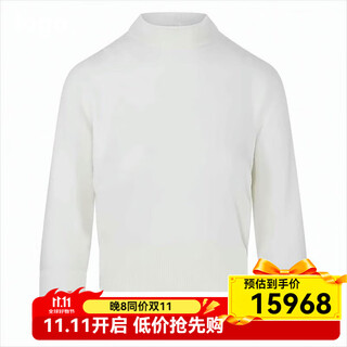 Max mara women's sweater, warm, comfortable, thick, autumn and winter daily knitted simple white, one size fits all |