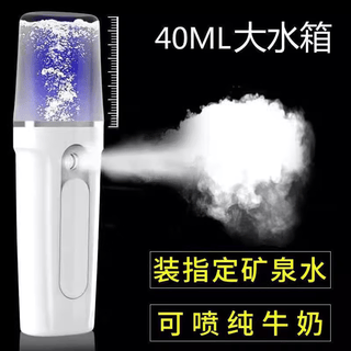 Нано-ручной холодный спрей, перезаряжаемый тест на кожу для девочек, мини-портативный увлажняющий крем для лица с пропариванием, белая модель премиум-класса (резервуар для воды, 40 мл)