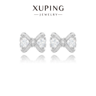 Xuping xuping jewelry bow earrings girls daily versatile commuting earrings for birthday gifts x001132210 white