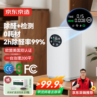 Made in tokyo, the smart formaldehyde remover pro air purifier removes formaldehyde with 0 consumables + built-in formaldehyde detection