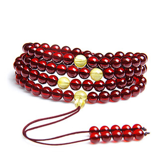 Ancient blood amber natural baltic beads 108 bracelet blood amber beeswax beads bracelet 6mm