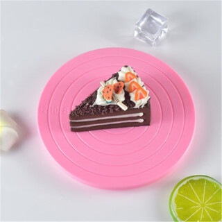 Naoiskey anti-slip thickened cake turntable household baking turntable pink turntable
